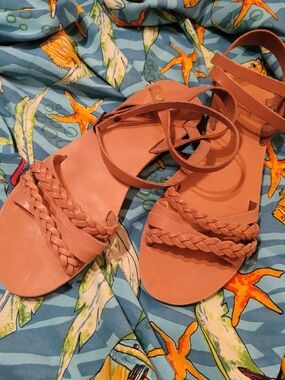 Braided Strappy Sandals